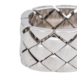 Chanel Ring White gold padded headband 