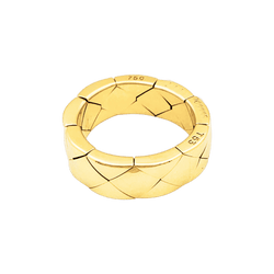 Ring Chanel, "Matelassé", yellow gold.