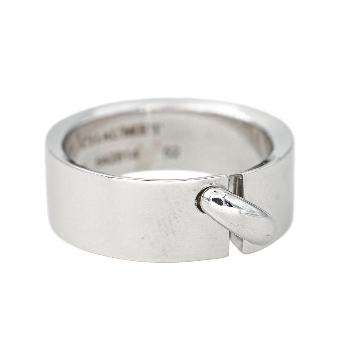 Bague Bandeau CHAUMET "Lien" en or blanc - Castafiore