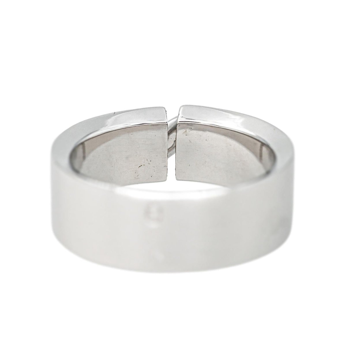 Bague Bandeau CHAUMET "Lien" en or blanc - Castafiore