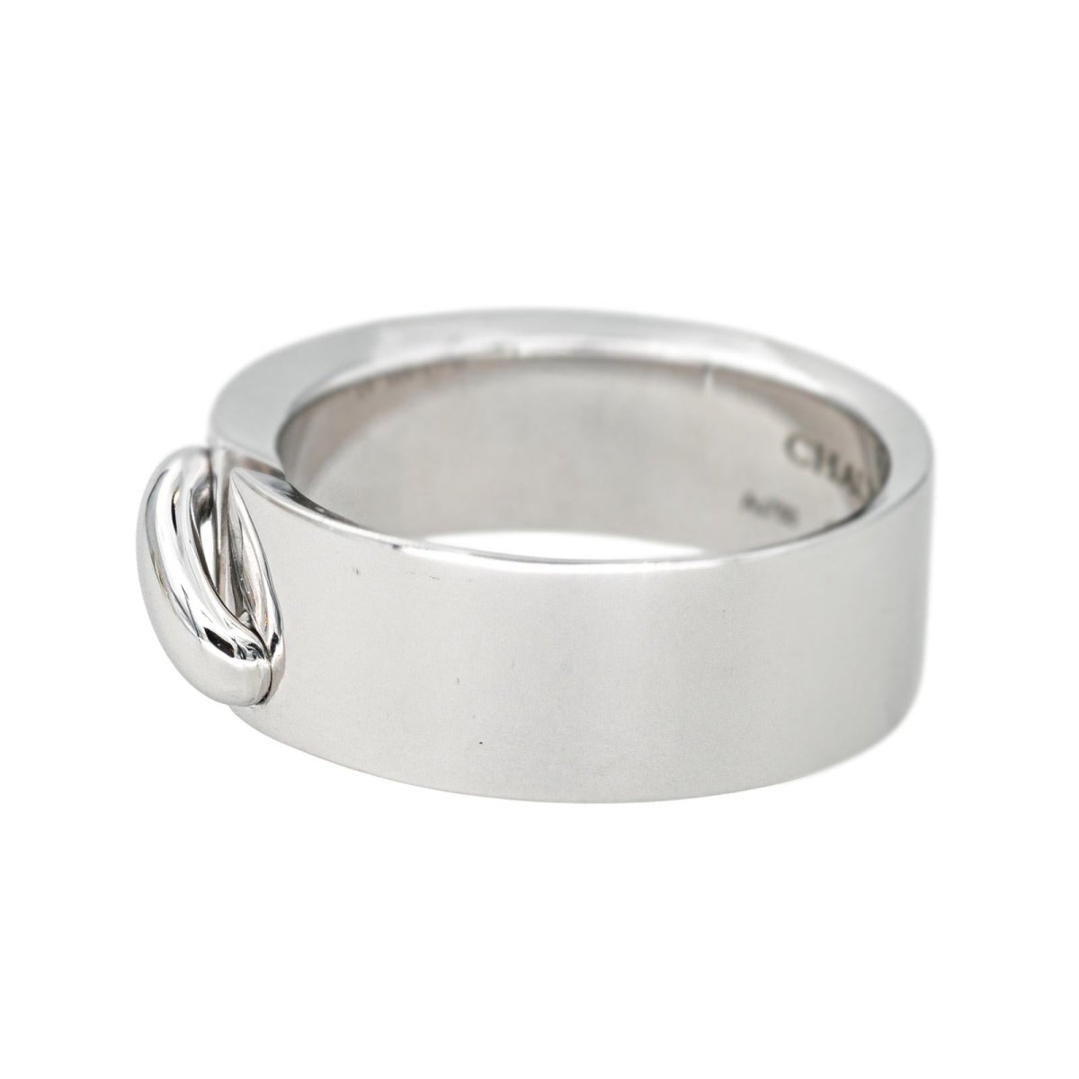 Bague Bandeau CHAUMET "Lien" en or blanc - Castafiore