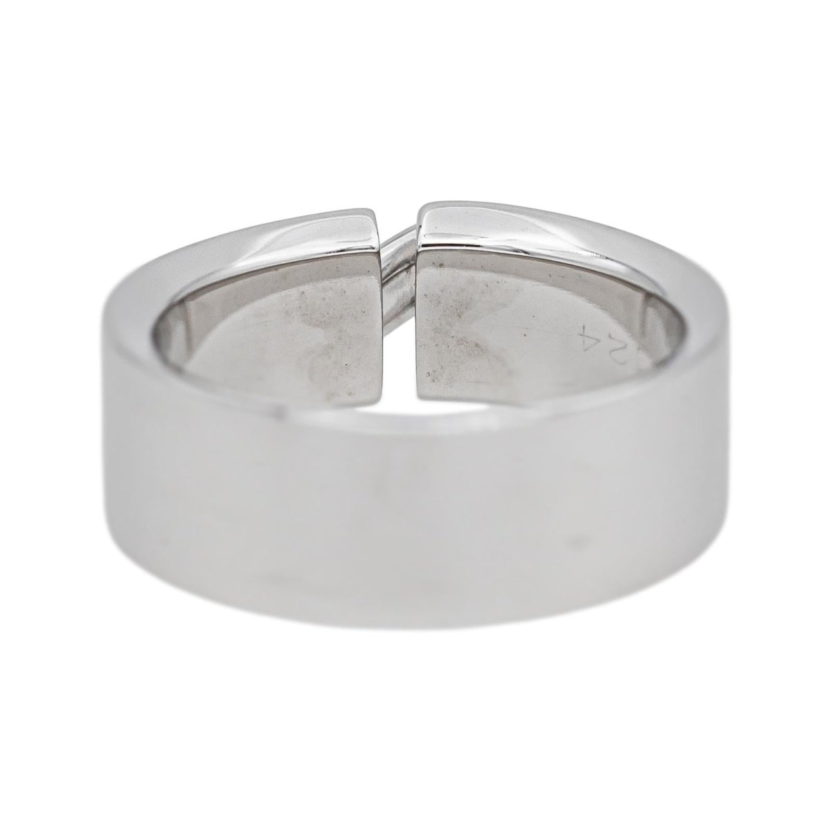 Bague Bandeau CHAUMET "Liens" en or blanc et diamants - Castafiore