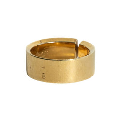 Bague Bandeau CHAUMET "Liens" en or jaune et diamants - Castafiore