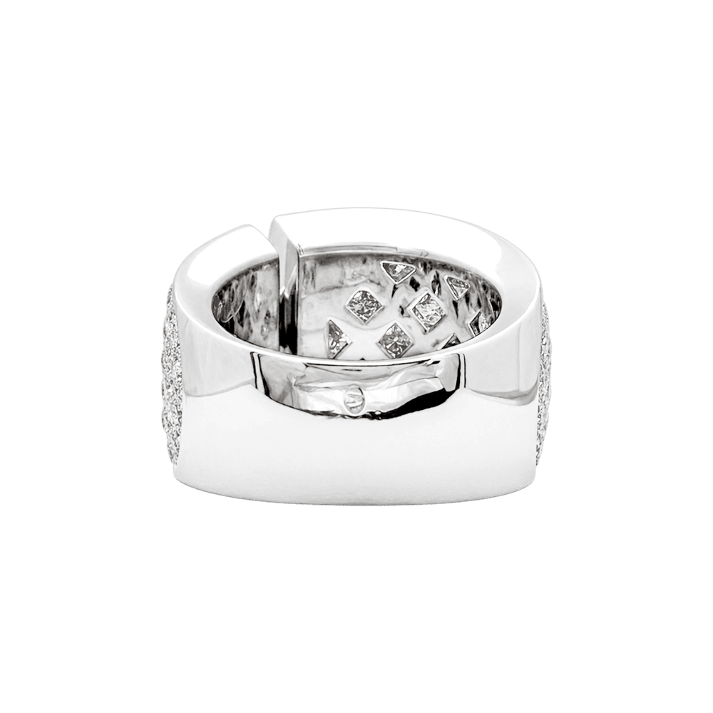 Ring Chaumet, "XL Links", white gold, diamonds.