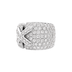 Ring Chaumet, "XL Links", white gold, diamonds.