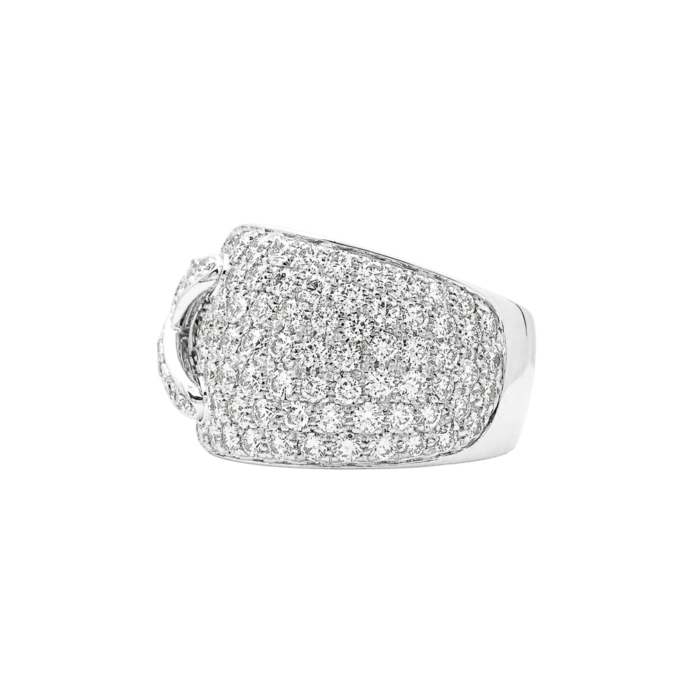 Ring Chaumet, "XL Links", white gold, diamonds.