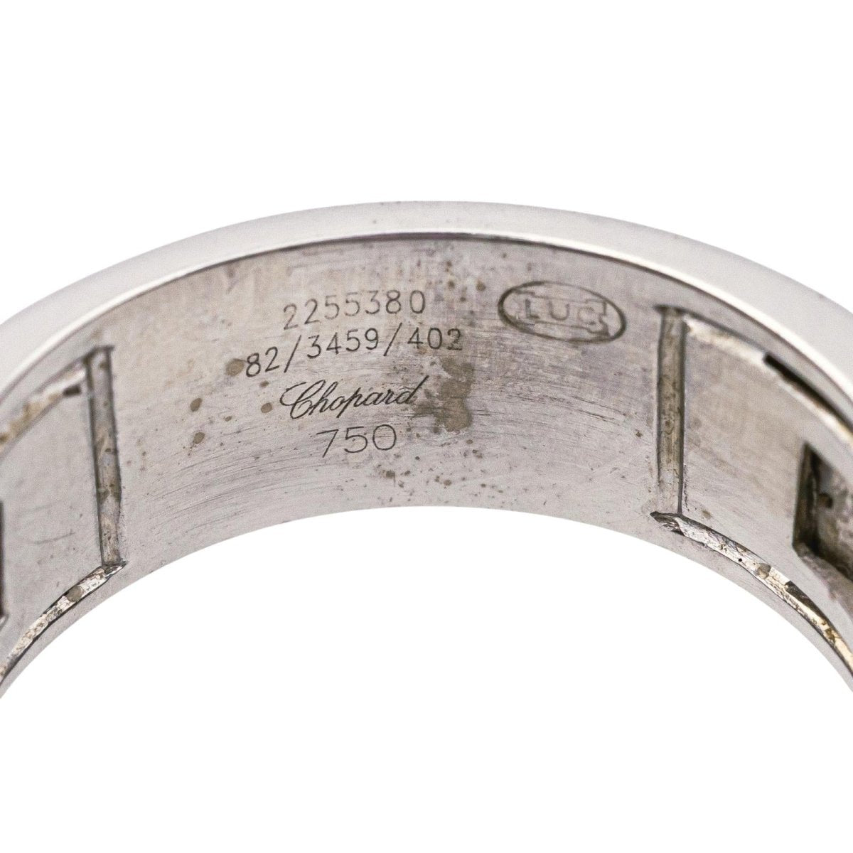 Bague Bandeau CHOPARD en or blanc et tourmaline - Castafiore