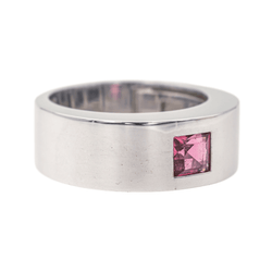 Bague Bandeau CHOPARD en or blanc et tourmaline - Castafiore