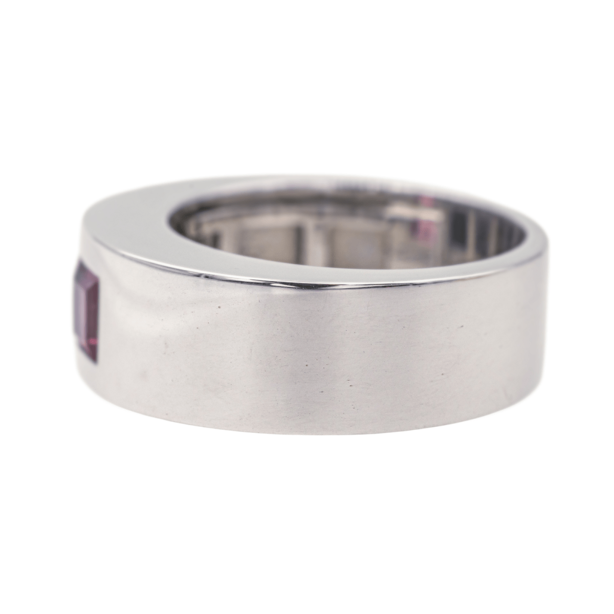 Bague Bandeau CHOPARD en or blanc et tourmaline - Castafiore