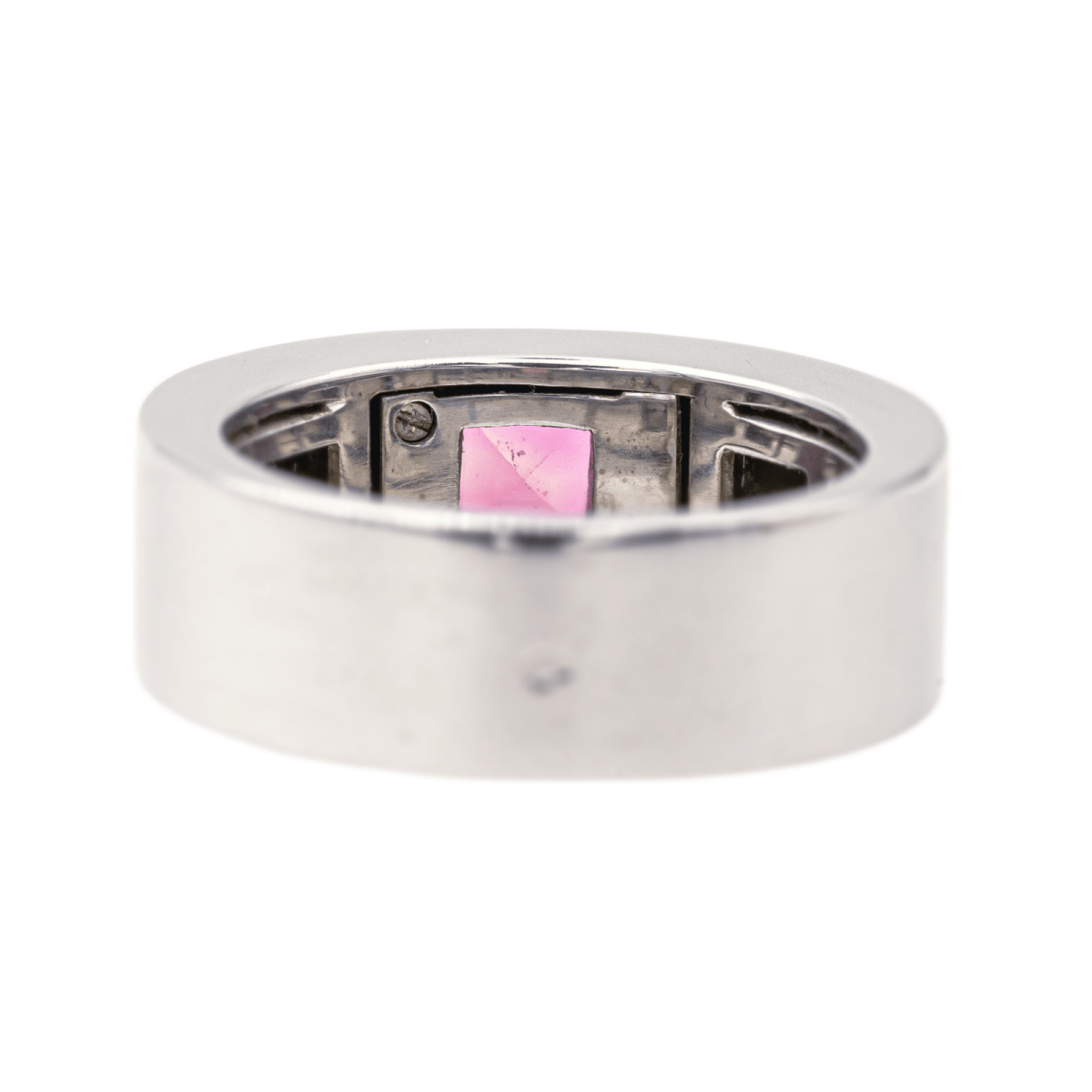 Bague Bandeau CHOPARD en or blanc et tourmaline - Castafiore