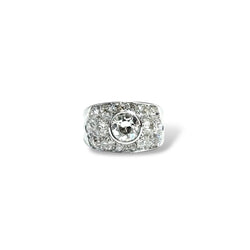 Bague bandeau diamants - Castafiore
