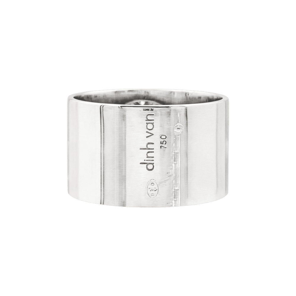 Ring Dinh Van, "Anthea", white gold and diamonds.