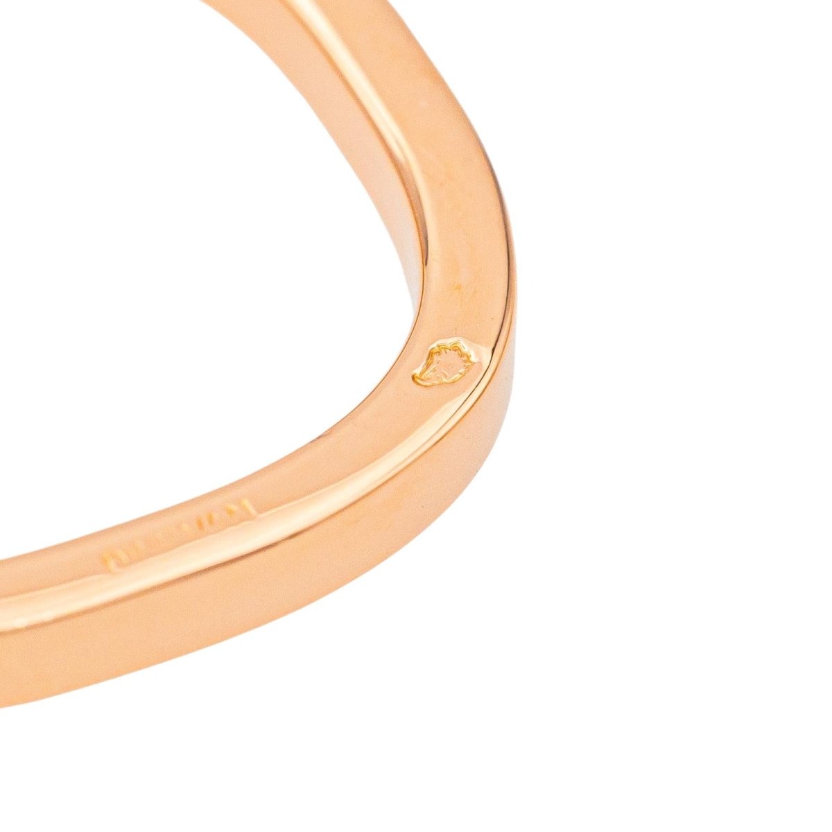 Bague Bandeau DINH VAN "Carré" en or rose - Castafiore