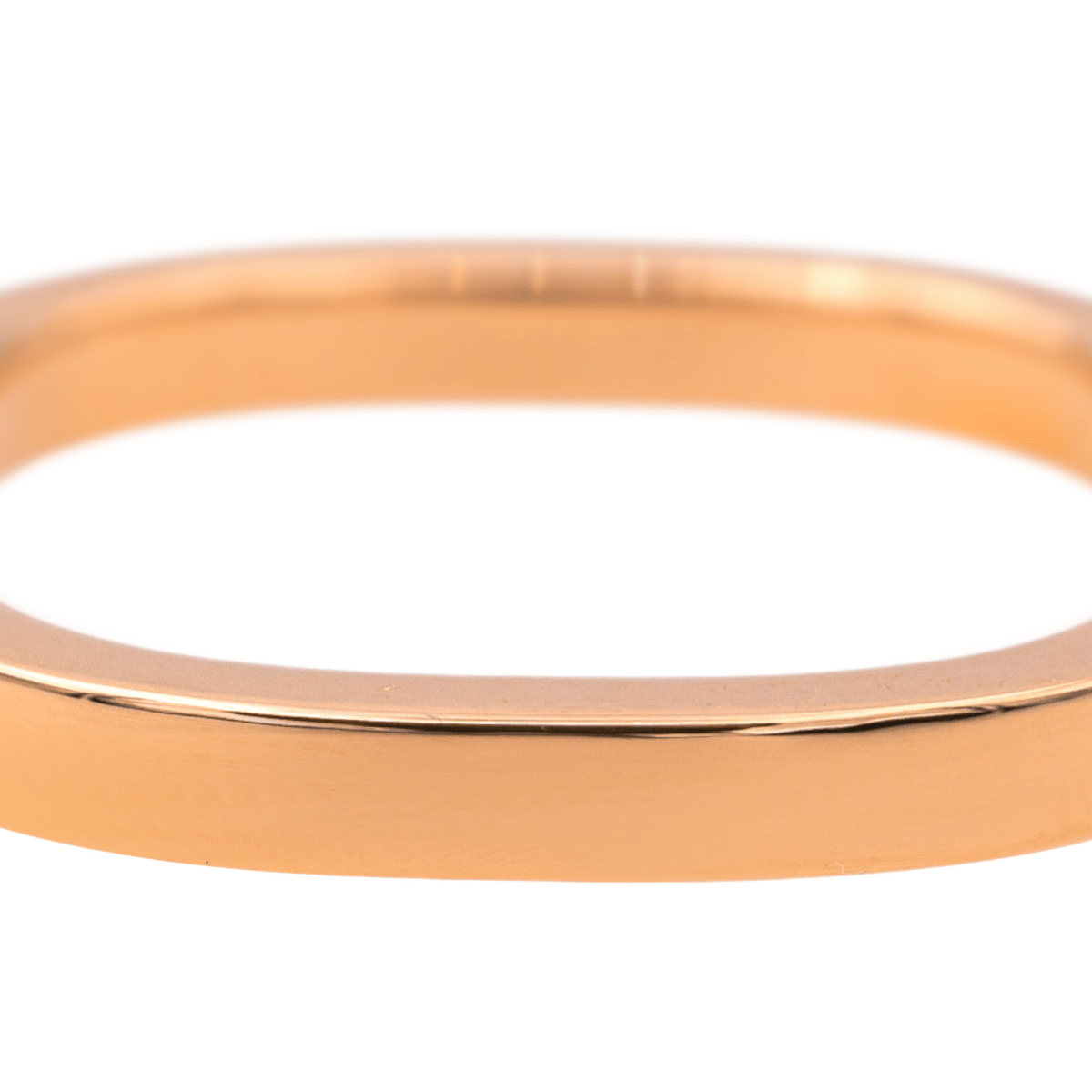 Bague Bandeau DINH VAN "Carré" en or rose - Castafiore