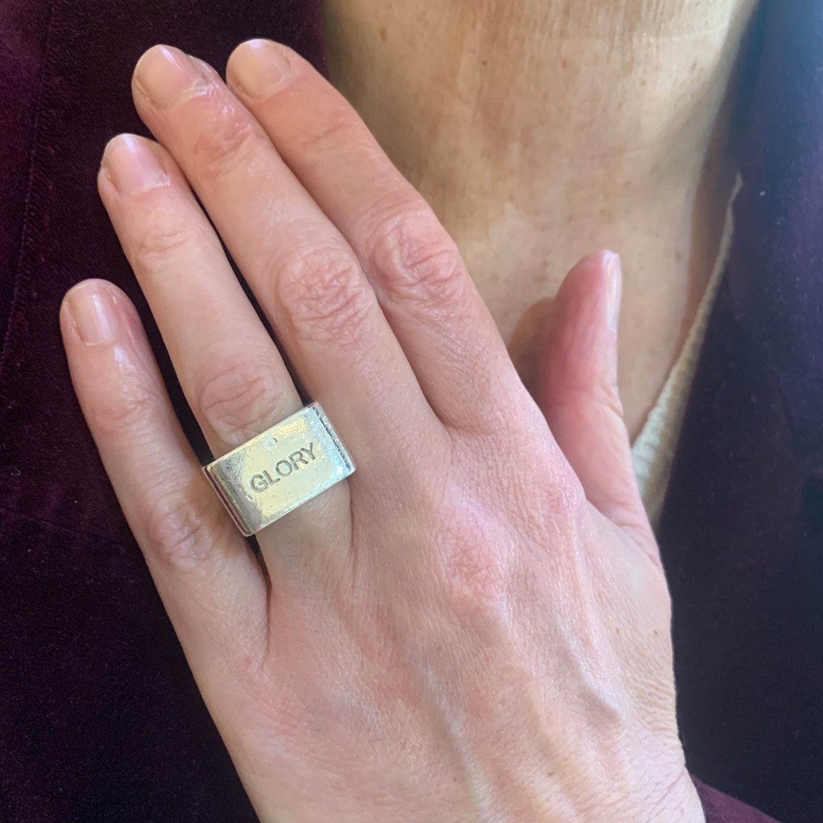 Bague Bandeau DINH VAN en argent - Castafiore