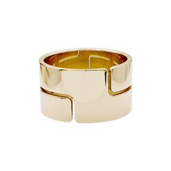 Bague Bandeau DINH VAN "Seventies" en or jaune - Castafiore