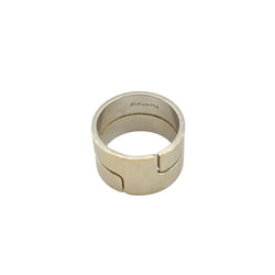Bague Bandeau DINH VAN "Seventies" GM en or blanc - Castafiore