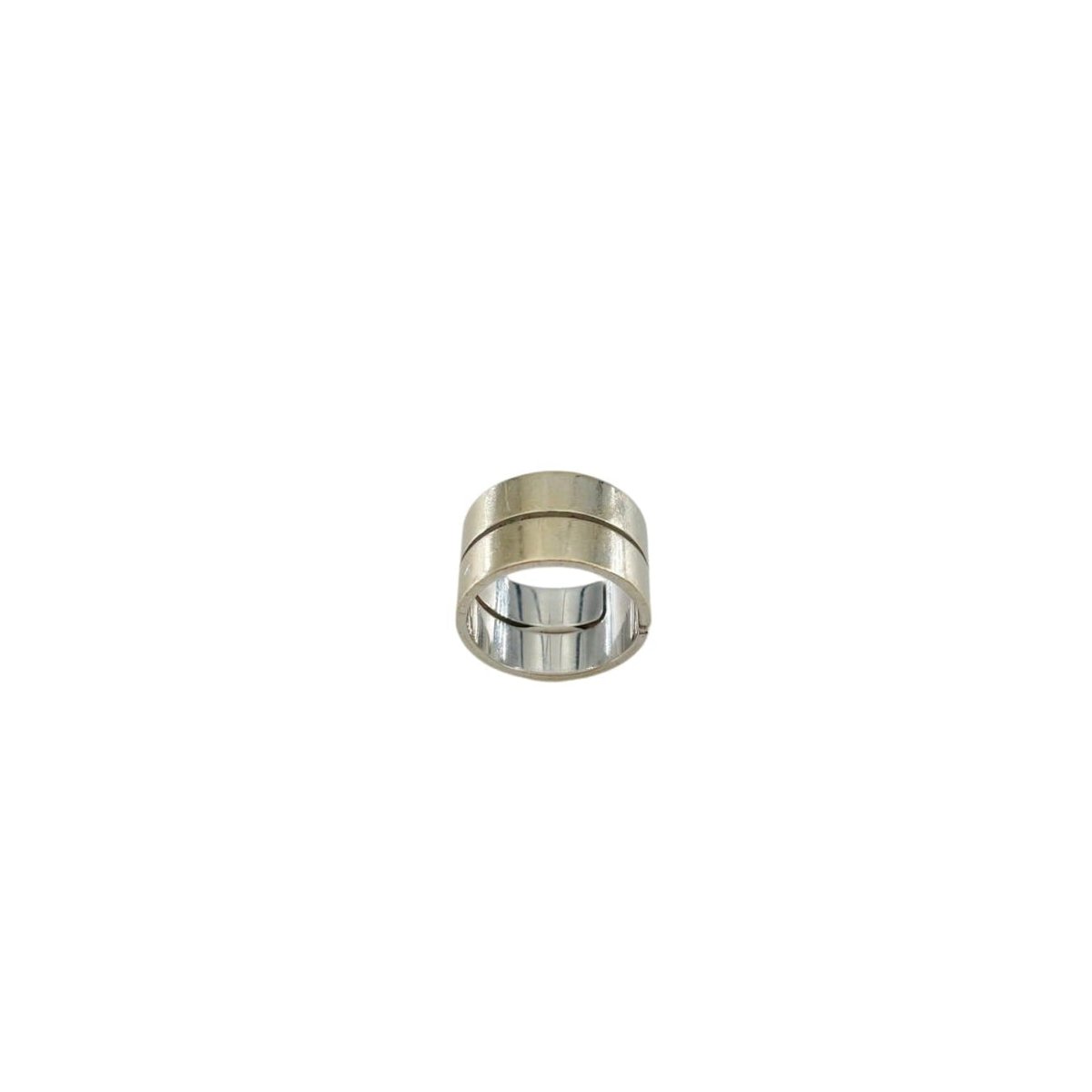 Bague Bandeau DINH VAN "Seventies" GM en or blanc - Castafiore