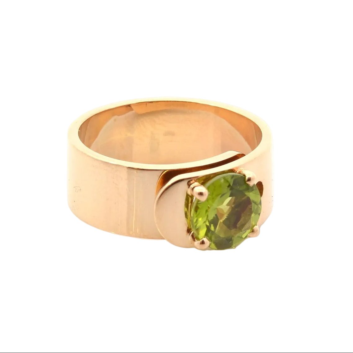 Ring Dinh Van peridot in 18k gold
