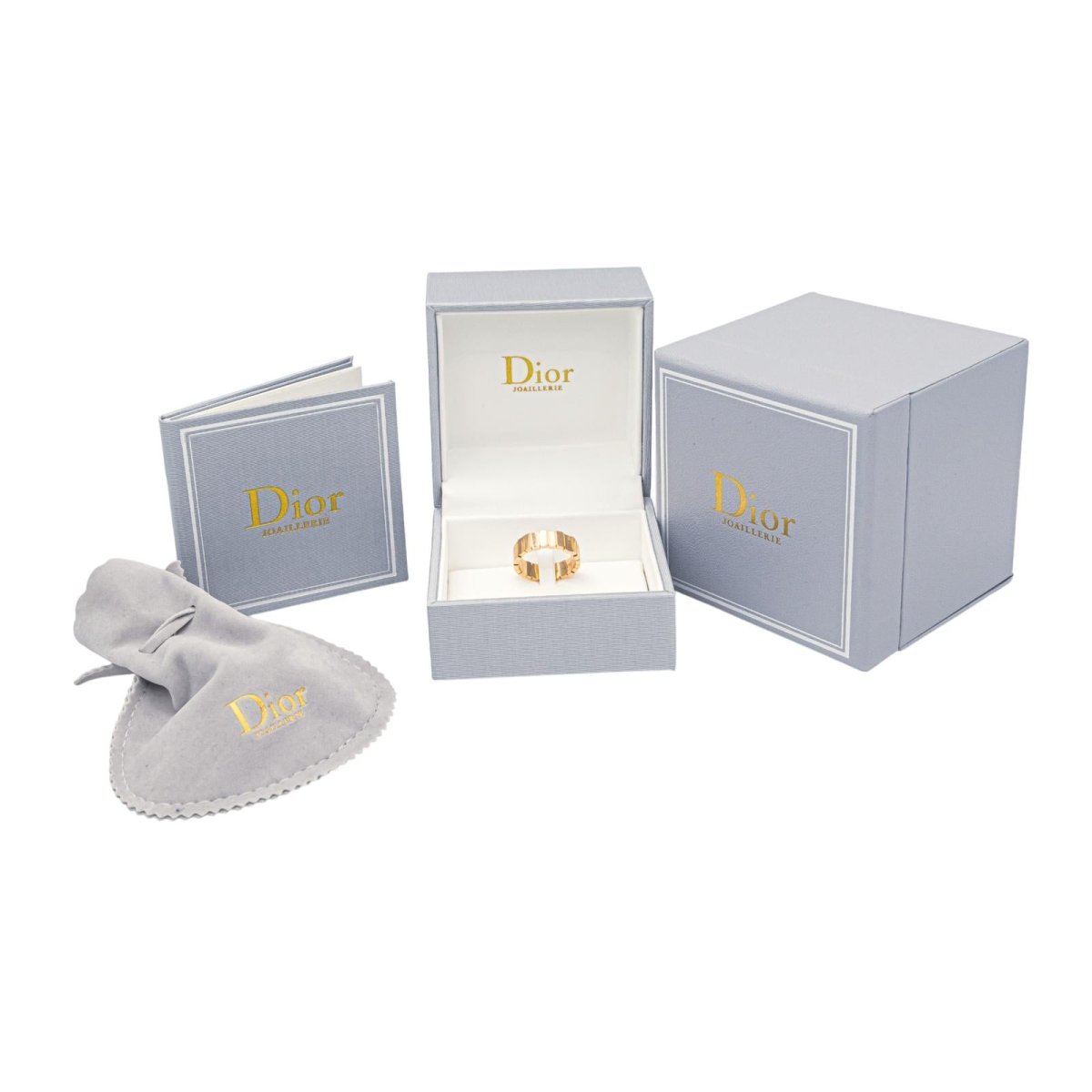 Bague Bandeau DIOR "Gem Dior" en or rose - Castafiore