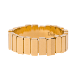 Bague Bandeau DIOR "Gem Dior" en or rose - Castafiore