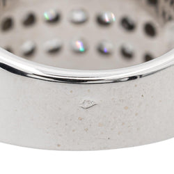 Bague bandeau en or blanc et diamant - Castafiore