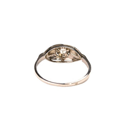 Bague Bandeau en or blanc et diamant - Castafiore