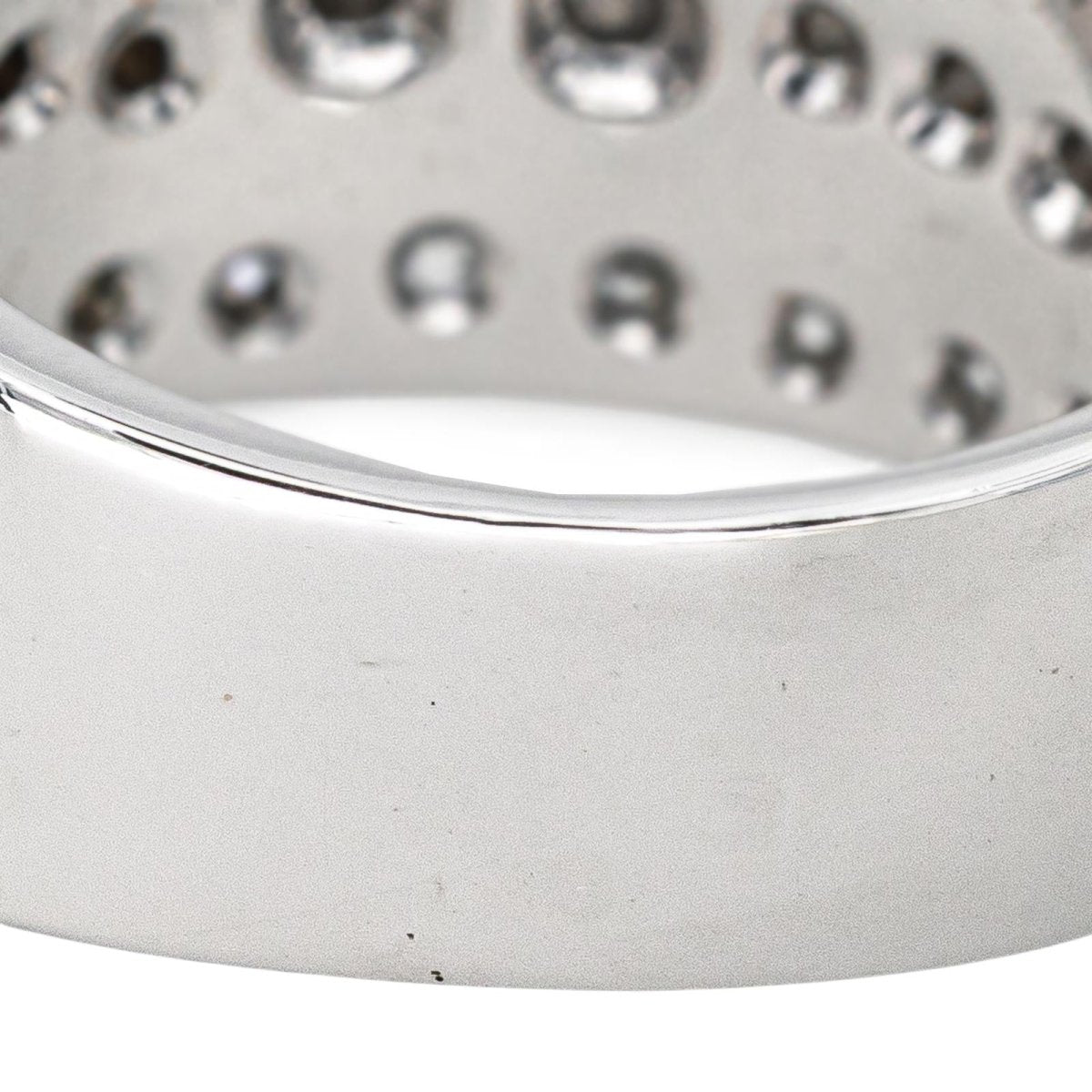 Bague Bandeau en or blanc et diamants - Castafiore