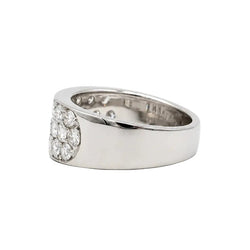 Bague Bandeau en or blanc et diamants - Castafiore