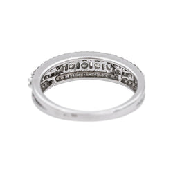 Ring  White gold headband  diamond 