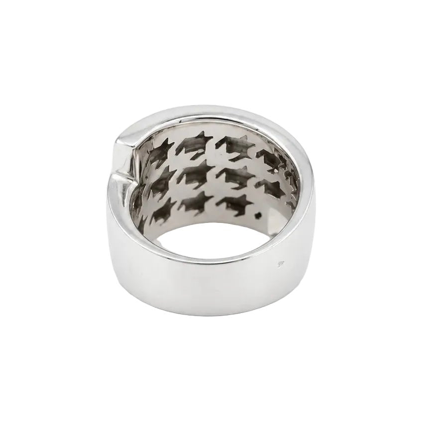 Bague Bandeau en or blanc et diamants - Castafiore