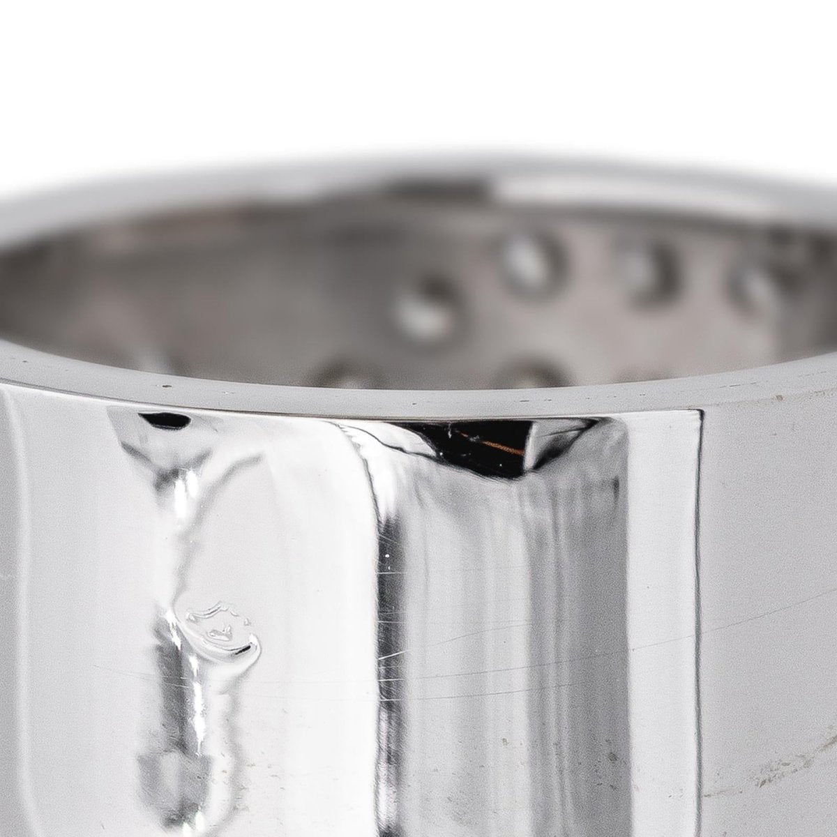 Bague Bandeau en or blanc et diamants - Castafiore