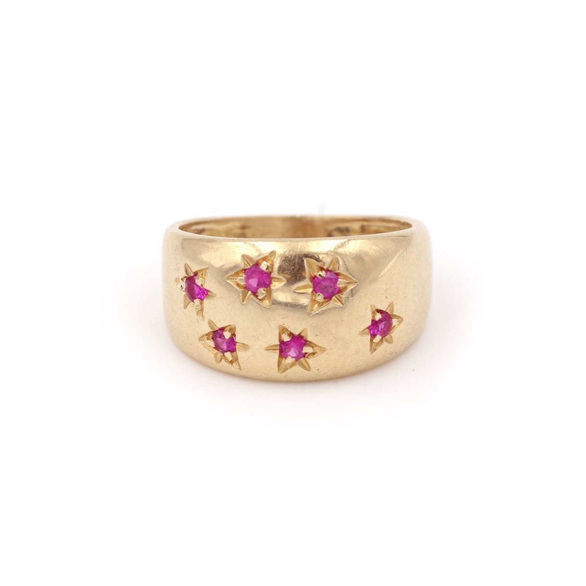 Bague Bandeau en or et rubis - Castafiore