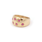 Bague Bandeau en or et rubis - Castafiore