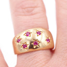 Bague Bandeau en or et rubis - Castafiore