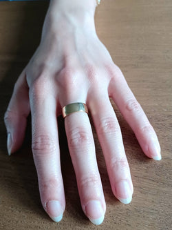 Bague Bandeau en or jaune - Castafiore