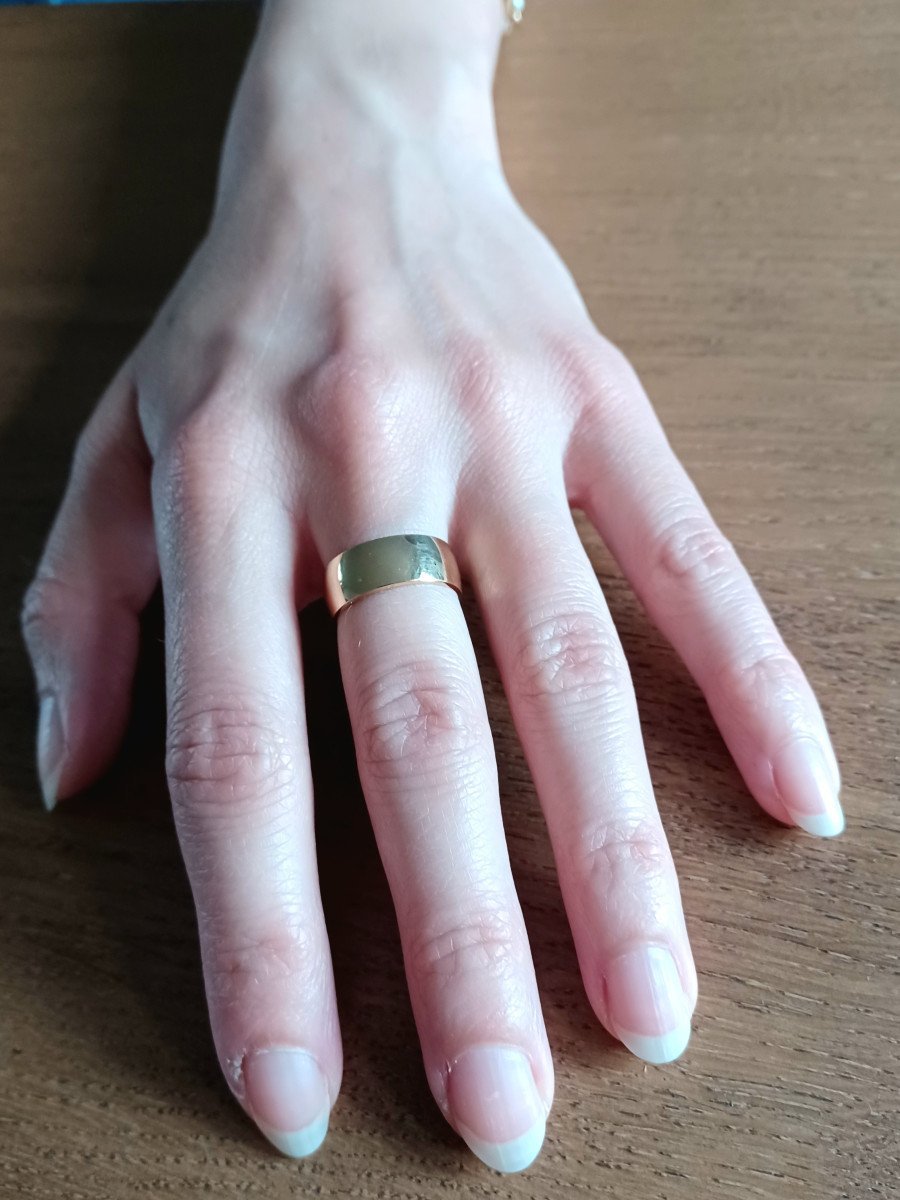 Bague Bandeau en or jaune - Castafiore