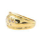 Bague Bandeau en or jaune et diamant - Castafiore