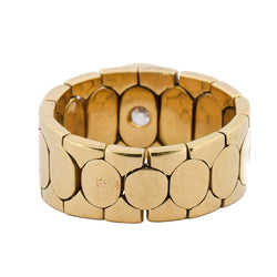 Bague Bandeau en or jaune et diamant - Castafiore