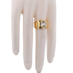 Bague Bandeau en or jaune et diamant - Castafiore