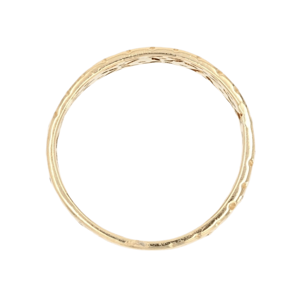 Bague Bandeau en or jaune et diamants - Castafiore