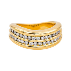 Ring Yellow gold diamond