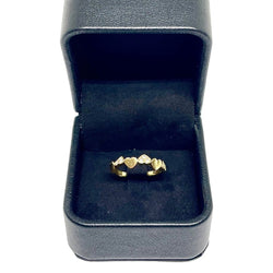 Bague Bandeau en or jaune et diamants - Castafiore