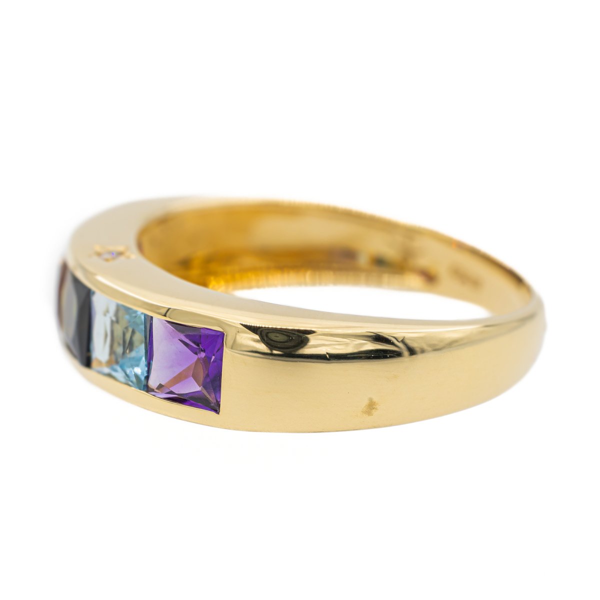 Bague Bandeau en or jaune et tourmaline - Castafiore