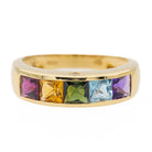 Bague Bandeau en or jaune et tourmaline - Castafiore