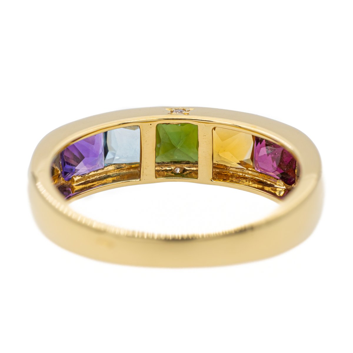 Bague Bandeau en or jaune et tourmaline - Castafiore