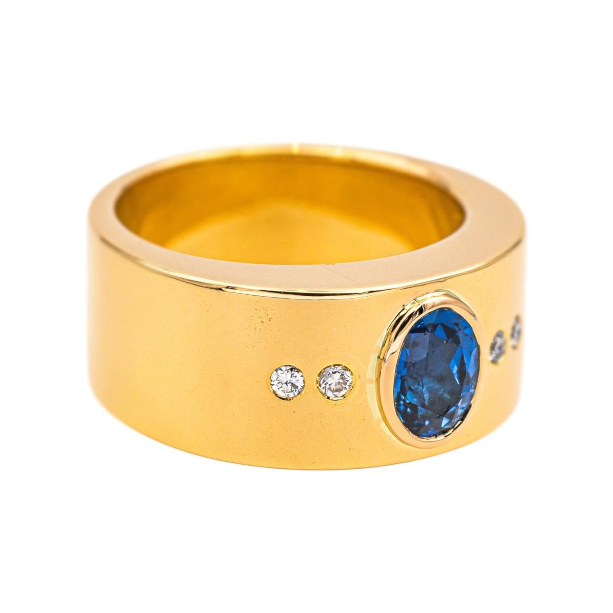 Ring Yellow gold Sapphire