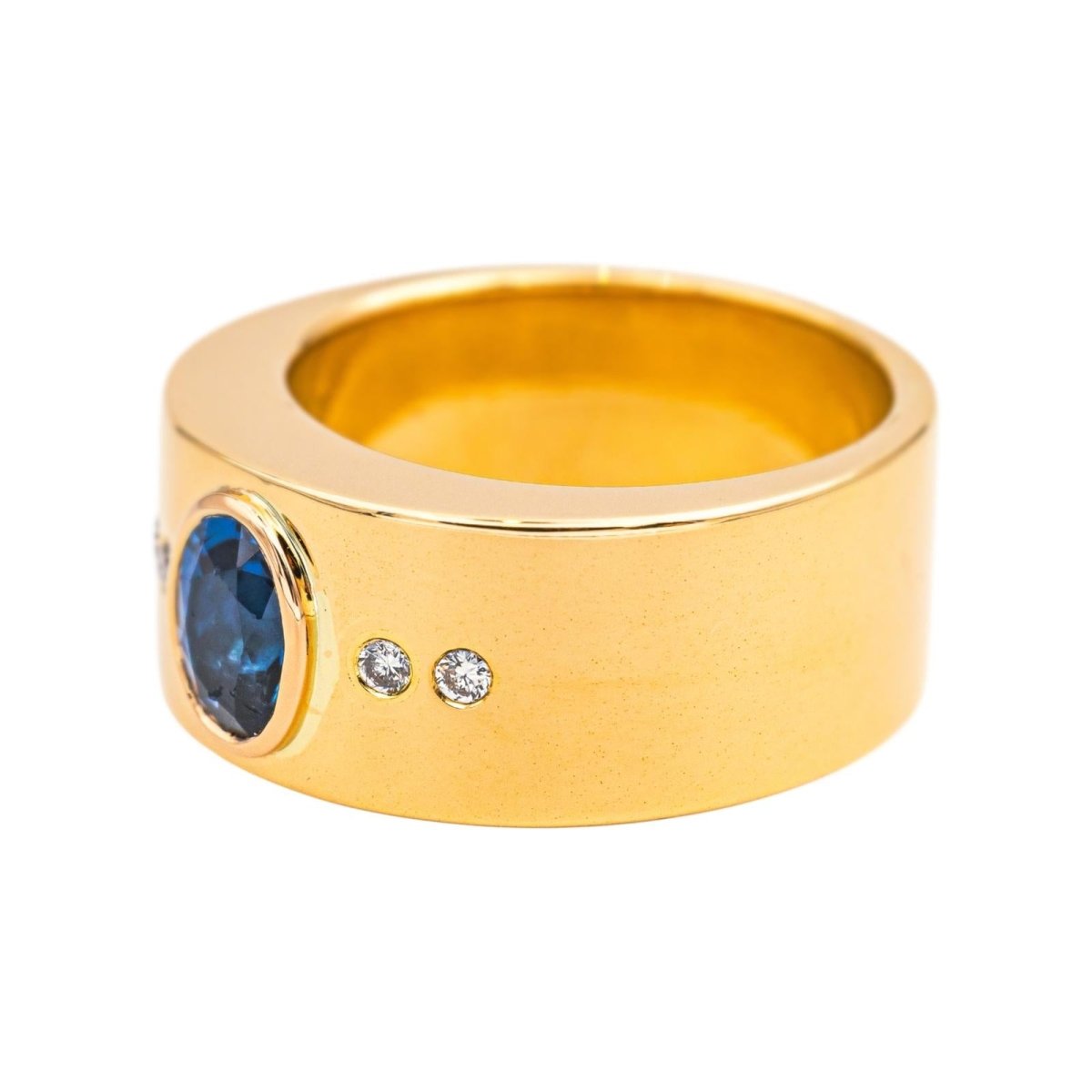 Ring Yellow gold Sapphire