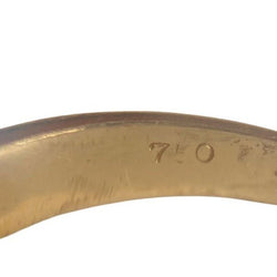 Bague Bandeau en or jaune, saphirs et diamants - Castafiore