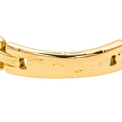 Bague Bandeau en or jaune, saphirs et diamants - Castafiore